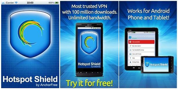 Free download hotspot shield for android tablet